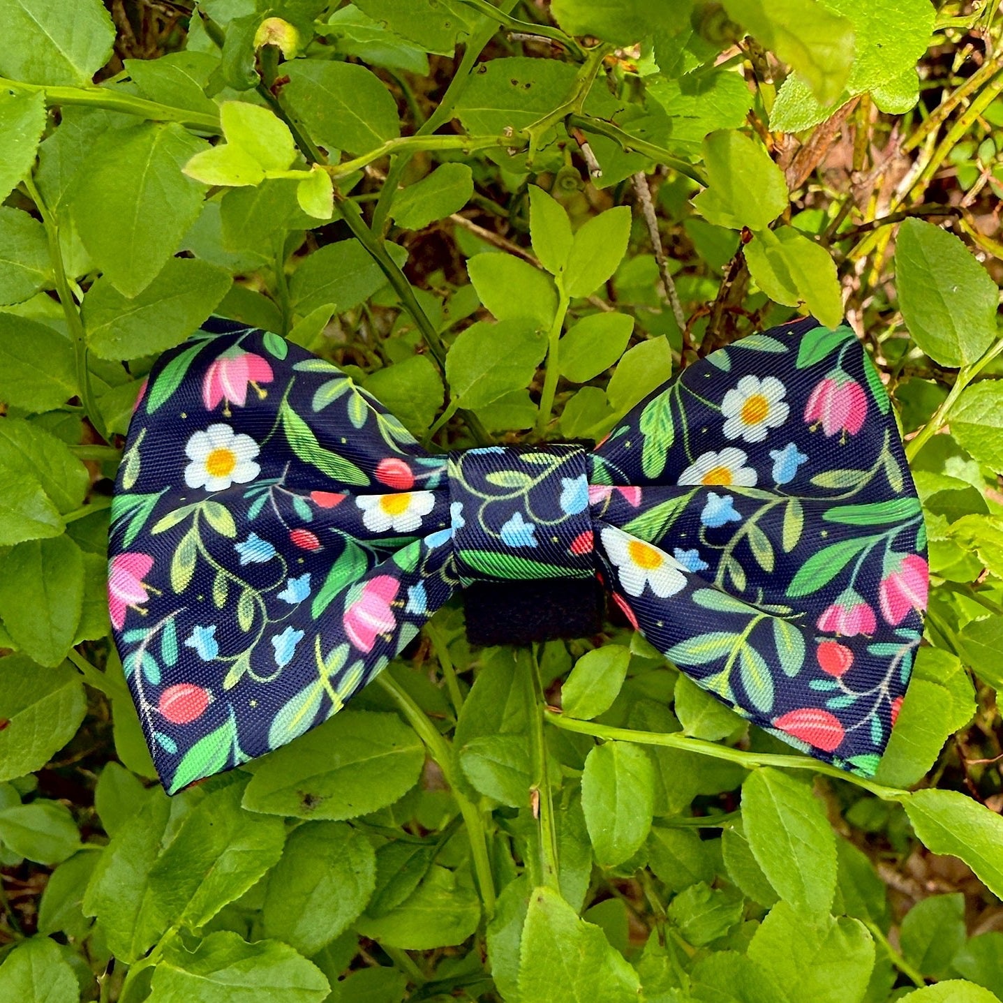 Twilight Blooms Bow