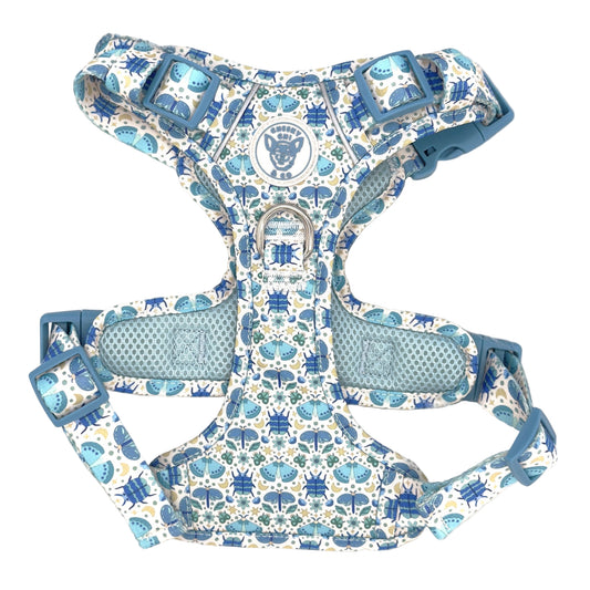 Blue-tiful Bugs Oxford Harness M-XL