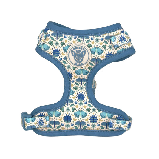 Blue-tiful Bugs Soft Harness  XXS- S