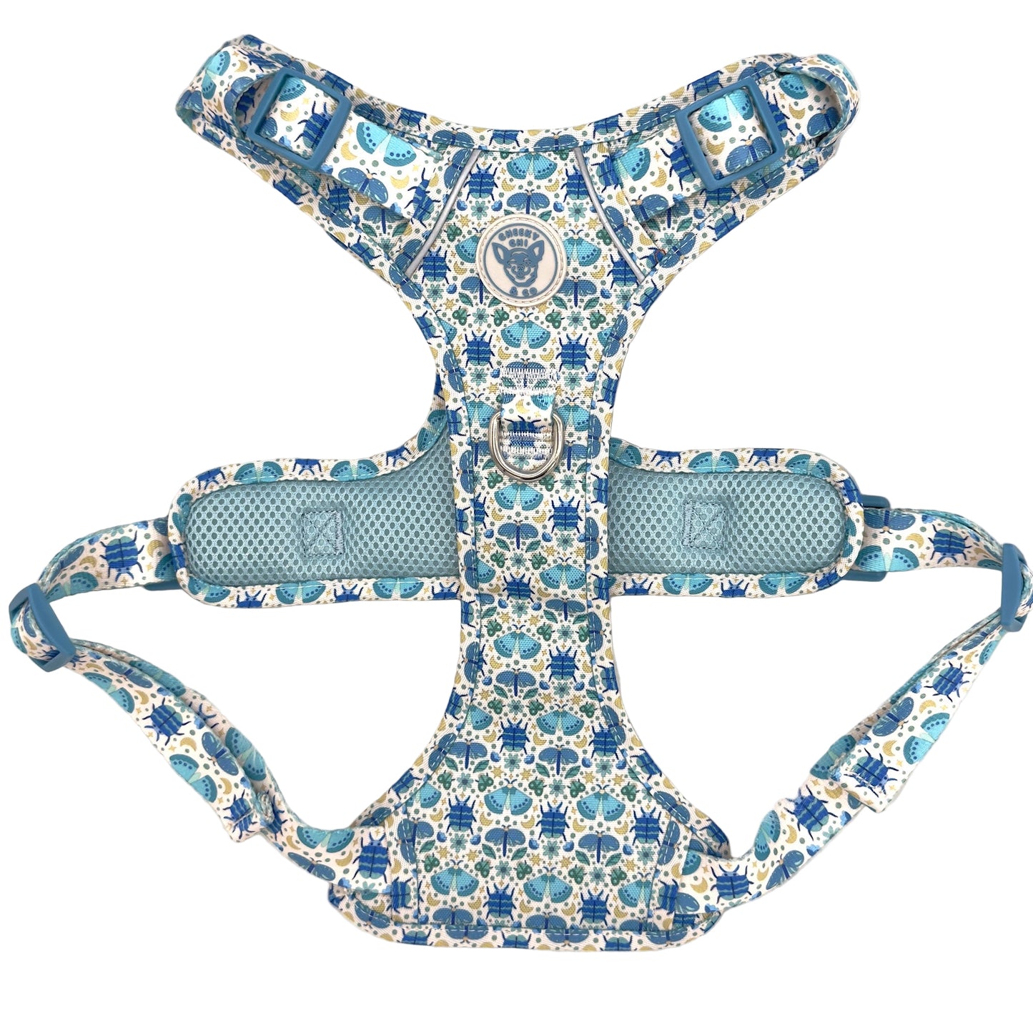 Blue-tiful Bugs Oxford Harness M-XL