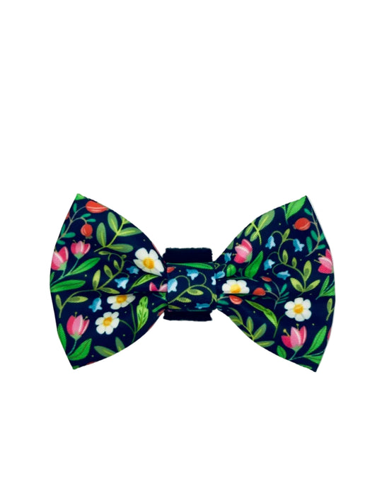 Twilight Blooms Bow